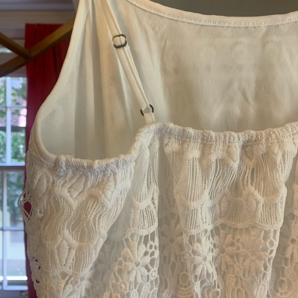 White woven tank dress - Picture 6 of 7